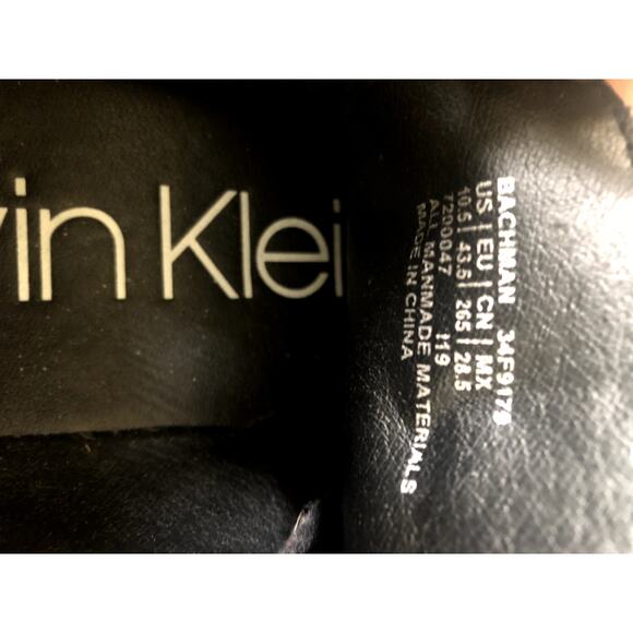 Men's Calvin Klein Black Bachman Oxford Dress Shoes- Sz 10.5 - Picture 5 of 8